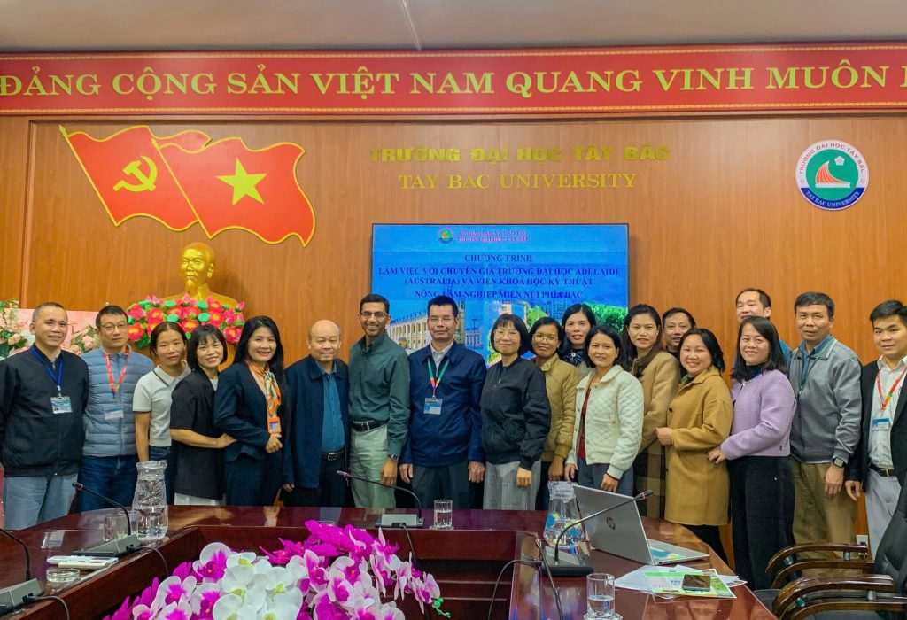 Kết quả làm việc với đoàn chuyên gia trường Đại học Adelaide (Australia) và Viện Khoa học kỹ thuật Nông Lâm miền núi phía Bắc